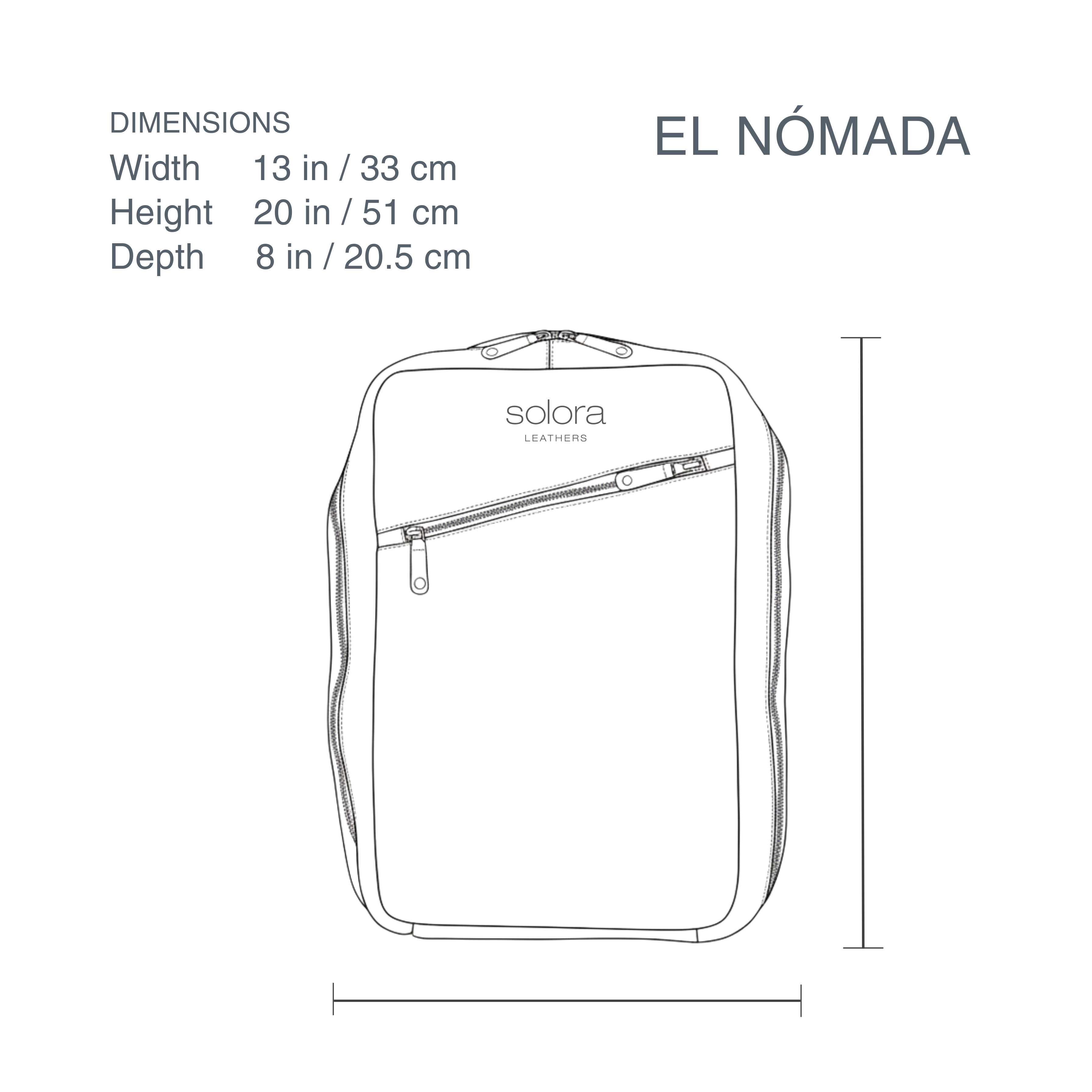 El Nómada Travel Backpack